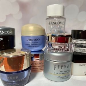 Mini skin care empty containers.